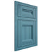Shiloh Cabinetry Flush Inset Bristol Hickory Plain Cut Aqua Door