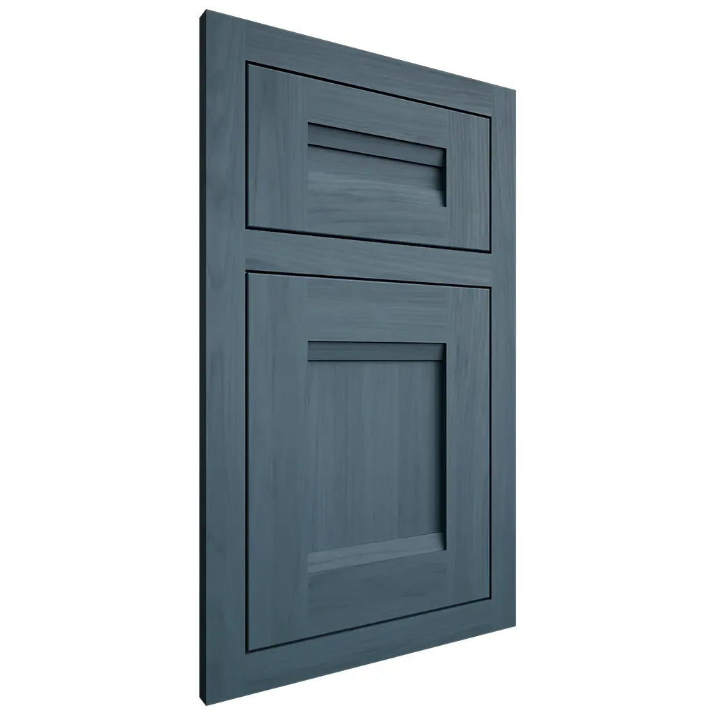 Shiloh Cabinetry Flush Inset Bristol Hickory Plain Cut Hudson Door