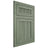 Shiloh Cabinetry Flush Inset Bristol Hickory Plain Cut Moss Door