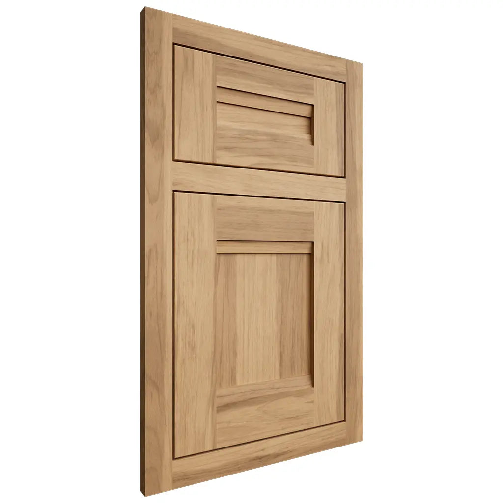 Shiloh Cabinetry Flush Inset Bristol Hickory Plain Cut Natural Door