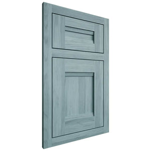 Shiloh Cabinetry Flush Inset Bristol Hickory Plain Cut Sky Door