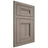 Shiloh Cabinetry Flush Inset Bristol Hickory Plain Cut Sterling Door