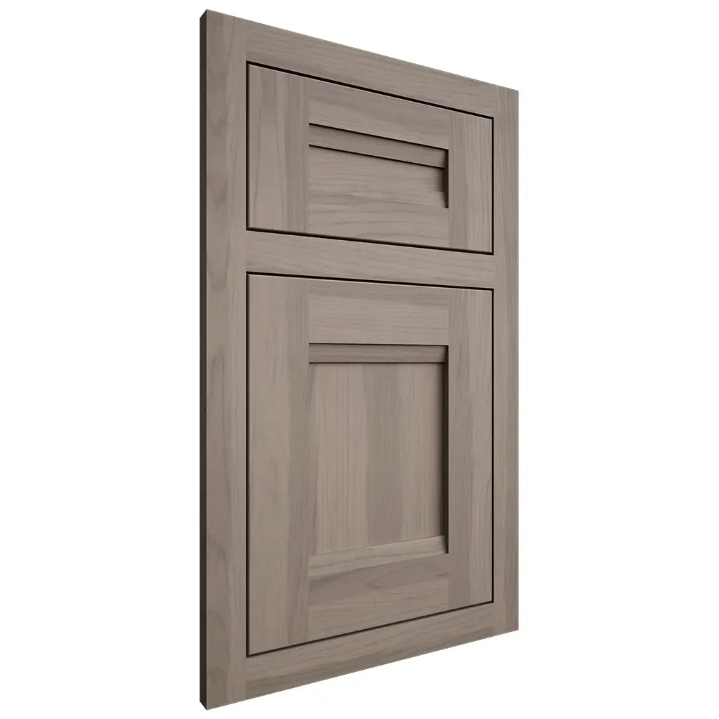 Shiloh Cabinetry Flush Inset Bristol Hickory Plain Cut Sterling Door