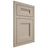 Shiloh Cabinetry Flush Inset Bristol Maple Plain Cut Pebble Door