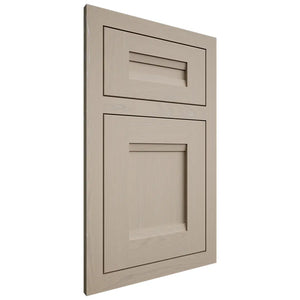 Shiloh Cabinetry Flush Inset Bristol Maple Plain Cut Pebble Door
