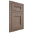 Shiloh Cabinetry Flush Inset Bristol Maple Plain Cut Rockbridge Door