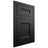 Shiloh Cabinetry Flush Inset Bristol Paintable Black Door