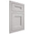 Shiloh Cabinetry Flush Inset Bristol Paintable Mindful Gray Door