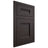 Shiloh Cabinetry Flush Inset Bristol Poplar Plain Cut Carbon Door