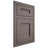 Shiloh Cabinetry Flush Inset Bristol Poplar Plain Cut Heatherstone Door