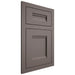 Shiloh Cabinetry Flush Inset Bristol Poplar Plain Cut Heatherstone Door