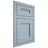 Shiloh Cabinetry Flush Inset Bristol Poplar Plain Cut Sky Door