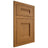 Shiloh Cabinetry Flush Inset Bristol Red Oak Plain Cut Autumn Door