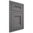 Shiloh Cabinetry Flush Inset Bristol Red Oak Plain Cut Cadet Door