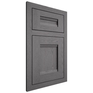 Shiloh Cabinetry Flush Inset Bristol Red Oak Plain Cut Cadet Door