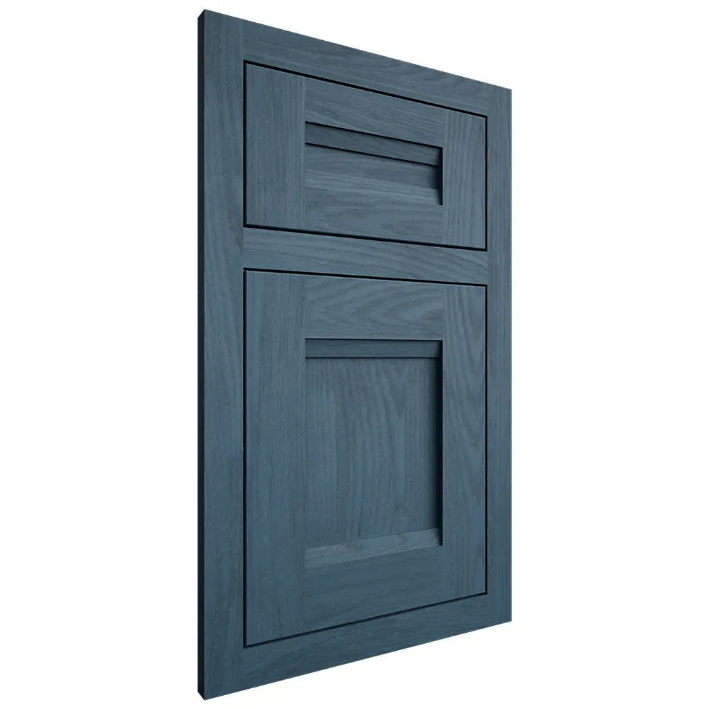 Shiloh Cabinetry Flush Inset Bristol Red Oak Plain Cut Hudson Door