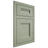 Shiloh Cabinetry Flush Inset Bristol Red Oak Plain Cut Moss Door