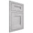 Shiloh Cabinetry Flush Inset Bristol Walnut Plain Cut Stratus Door