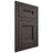 Shiloh Cabinetry Flush Inset Bristol White Oak Plain Cut Creekside Door