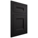 Shiloh Cabinetry Flush Inset Bristol White Oak Plain Cut Espresso Door