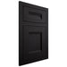Shiloh Cabinetry Flush Inset Bristol White Oak Plain Cut Ink Door