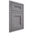Shiloh Cabinetry Flush Inset Bristol White Oak Plain Cut Sterling Door