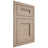 Shiloh Cabinetry Flush Inset Bristol White Oak Plain Cut Straw Door