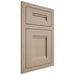 Shiloh Cabinetry Flush Inset Bristol White Oak Plain Cut Straw Door
