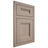 Shiloh Cabinetry Flush Inset Bristol White Oak Plain Cut Whitewash Door