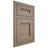 Shiloh Cabinetry Flush Inset Bristol White Oak Quarter Sawn Almond Door