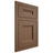 Shiloh Cabinetry Flush Inset Bristol White Oak Quarter Sawn Autumn Door
