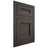 Shiloh Cabinetry Flush Inset Bristol White Oak Quarter Sawn Creekside Door