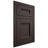 Shiloh Cabinetry Flush Inset Bristol White Oak Quarter Sawn Morel Door