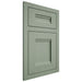 Shiloh Cabinetry Flush Inset Bristol White Oak Quarter Sawn Moss Door