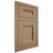 Shiloh Cabinetry Flush Inset Bristol White Oak Quarter Sawn Natural Door