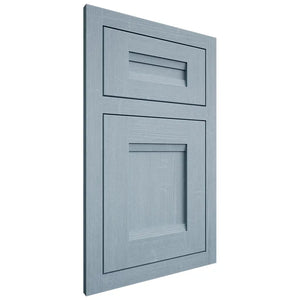 Shiloh Cabinetry Flush Inset Bristol White Oak Quarter Sawn Sky Door