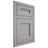 Shiloh Cabinetry Flush Inset Bristol White Oak Quarter Sawn Stratus Door