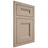 Shiloh Cabinetry Flush Inset Bristol White Oak Quarter Sawn Straw Door