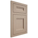 Shiloh Cabinetry Flush Inset Bristol White Oak Quarter Sawn Straw Door
