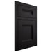 Shiloh Cabinetry Flush Inset Bristol White Oak Rift Cut Ink Door