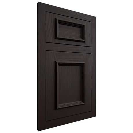 Shiloh Cabinetry Flush Inset Charleston Alder Plain Cut Espresso Door