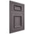 Shiloh Cabinetry Flush Inset Charleston Hickory Plain Cut Cadet Door