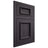 Shiloh Cabinetry Flush Inset Charleston Hickory Plain Cut Harbor Door