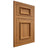 Shiloh Cabinetry Flush Inset Charleston Hickory Plain Cut Medium Door