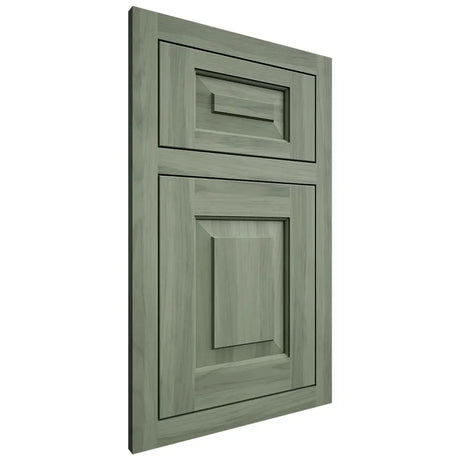Shiloh Cabinetry Flush Inset Charleston Hickory Plain Cut Moss Door