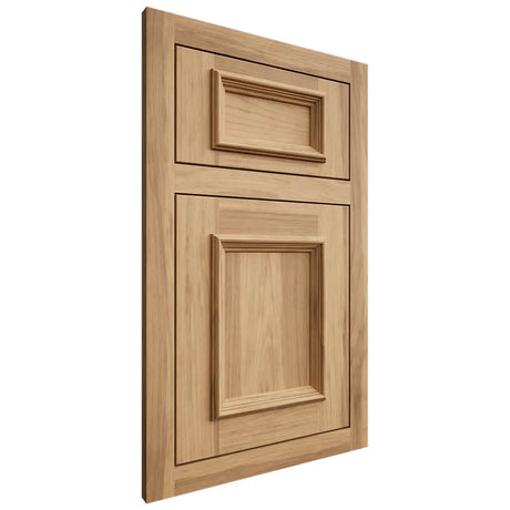 Shiloh Cabinetry Flush Inset Charleston Hickory Plain Cut Natural Door