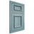 Shiloh Cabinetry Flush Inset Charleston Hickory Plain Cut Sky Door