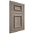 Shiloh Cabinetry Flush Inset Charleston Hickory Plain Cut Sterling Door