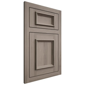 Shiloh Cabinetry Flush Inset Charleston Hickory Plain Cut Sterling Door