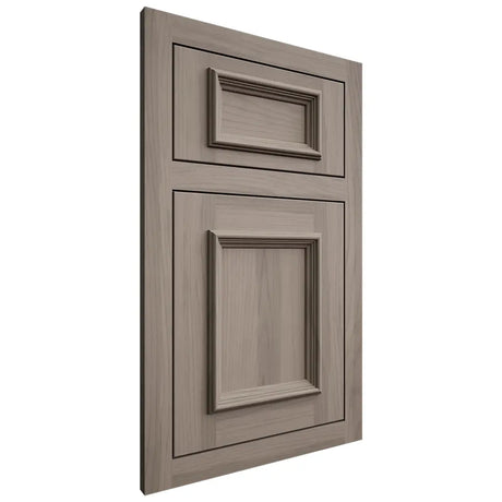 Shiloh Cabinetry Flush Inset Charleston Hickory Plain Cut Sterling Door